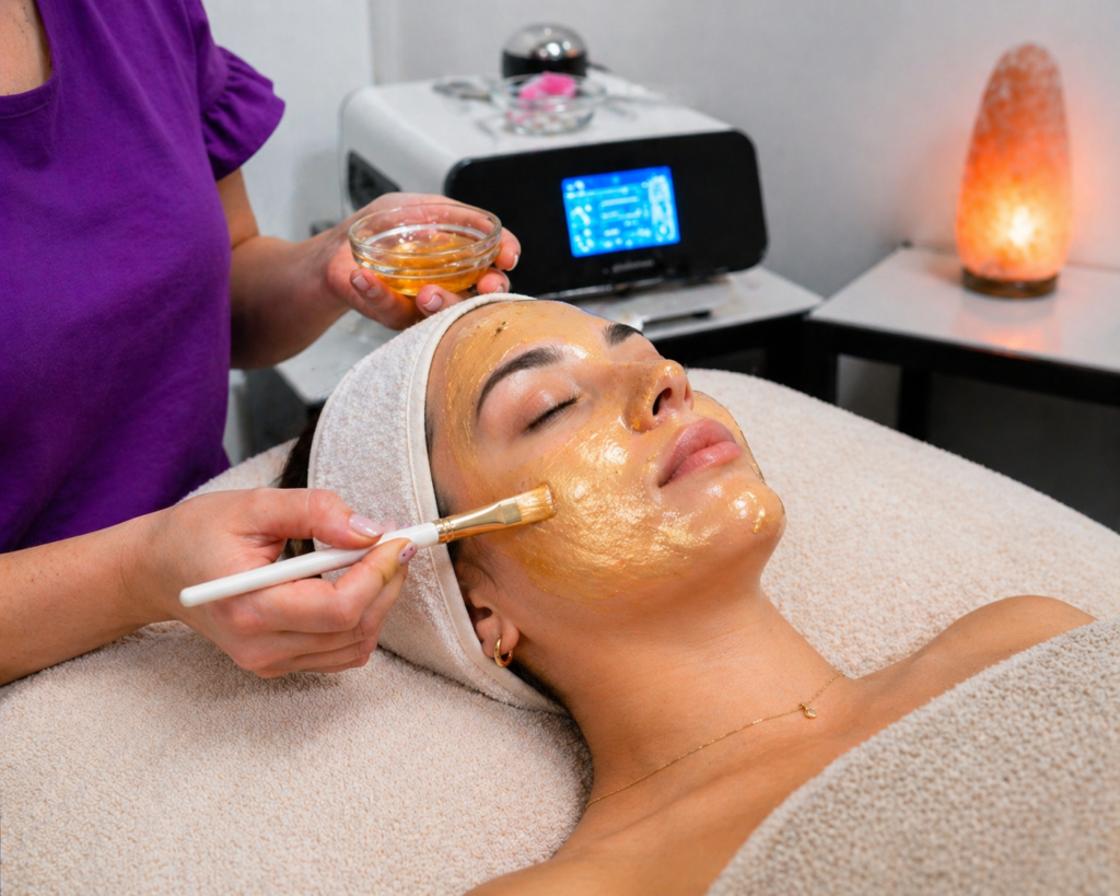 tratamiento facial oro vitaminas pamplona